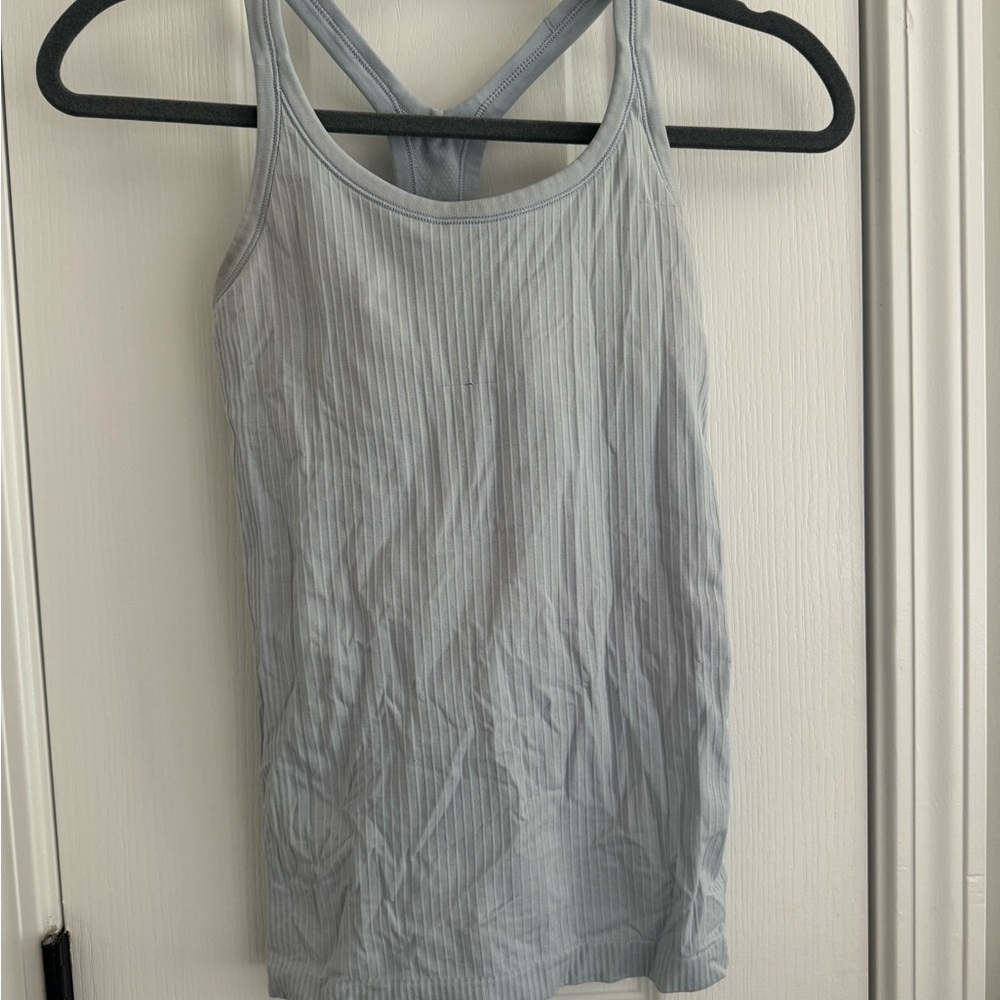 lululemon athletica Light Gray Tank Top